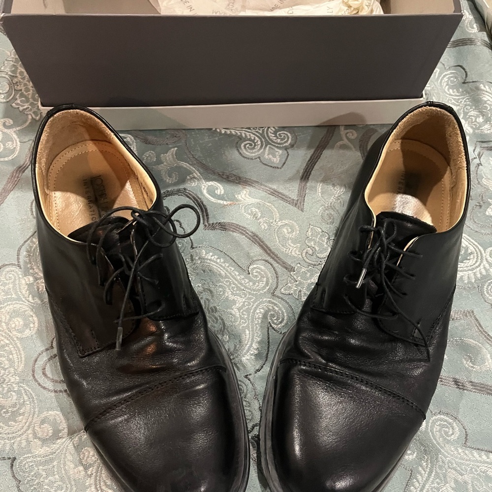 Joseph & Feiss Black Leather Oxford Shoes